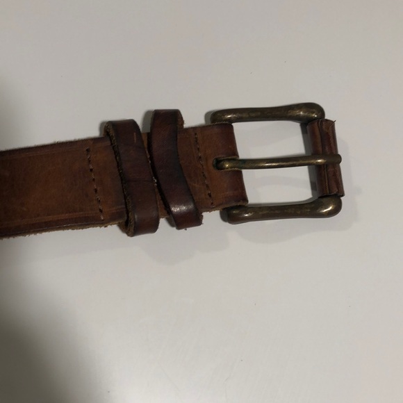 Genuine Leather Brown Belt 39in - Picture 2 of 7